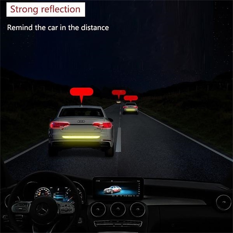 5pcs/set Car Reflective Stickers Waterproof Car Warning Sticker Reflective Tape Car Decals Stickers Car Trunk Body Auto Accessories 2026 - $7.99 –P9