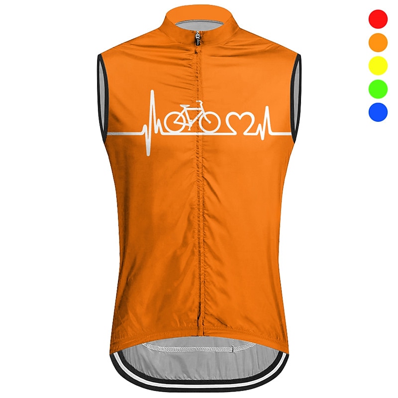 Homme Gilet de cyclisme Maillot de cyclisme Graphique Lettres & Chiffres Drôle Sans manches Cyclisme Gilet / Veste Maillot Top avec 3 poches arrière VTT Vélo tout terrain Cyclisme sur route Séchage de 2026 ? $26.99 –P2