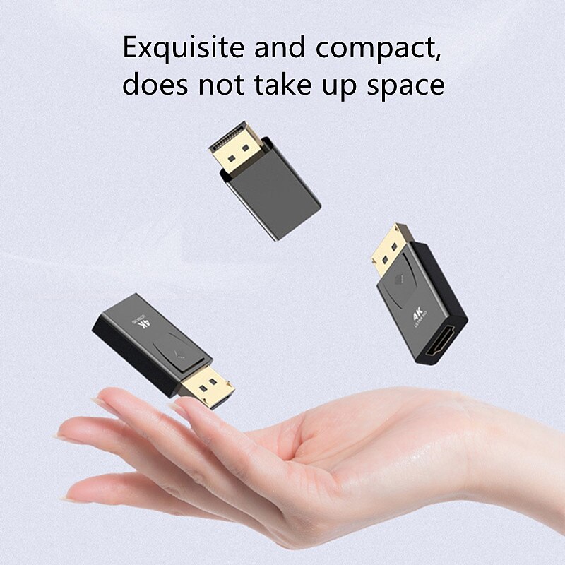 4K DisplayPort to HDMI-compatible Adapter Converter Display Port Male Mini DP to Female HD TV Cable Adapt Video For PC TV Cable 2025 - $12.99 –P9