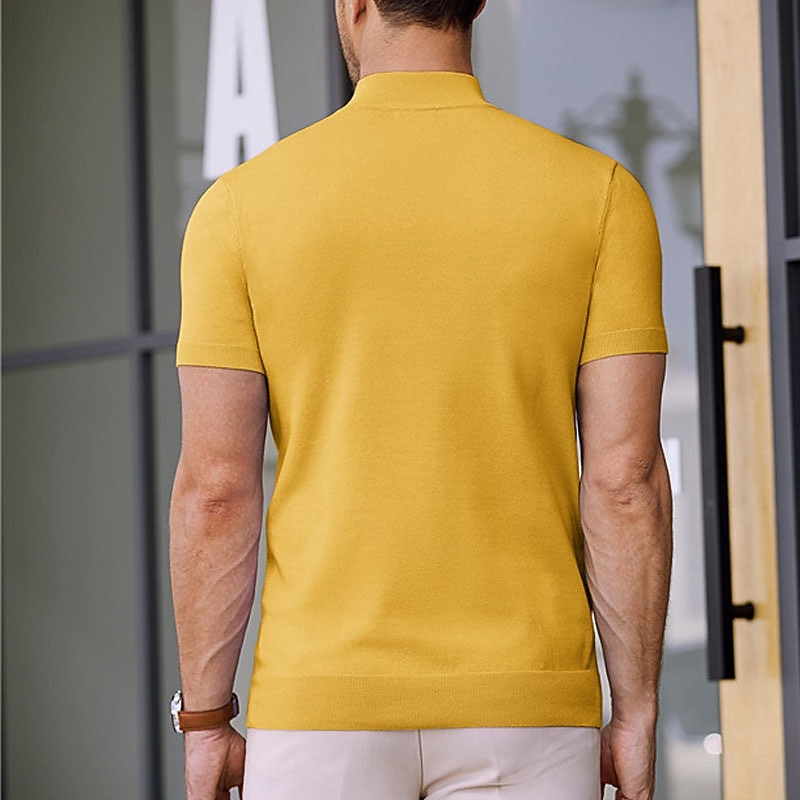 Camiseta De Punto Con Cuello Redondo Para Hombre Comprar A Buen Precio