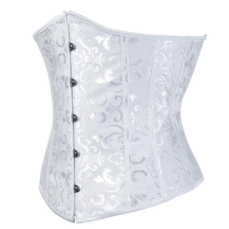 Rococò Punk & Gotico Medievale Biancheria intima Sottobusto Bustino 14 ossa di plastica Costume Per donna Matrimonio Ospite di nozze Adulti Corsetto del 2026 a $23.99 –P4