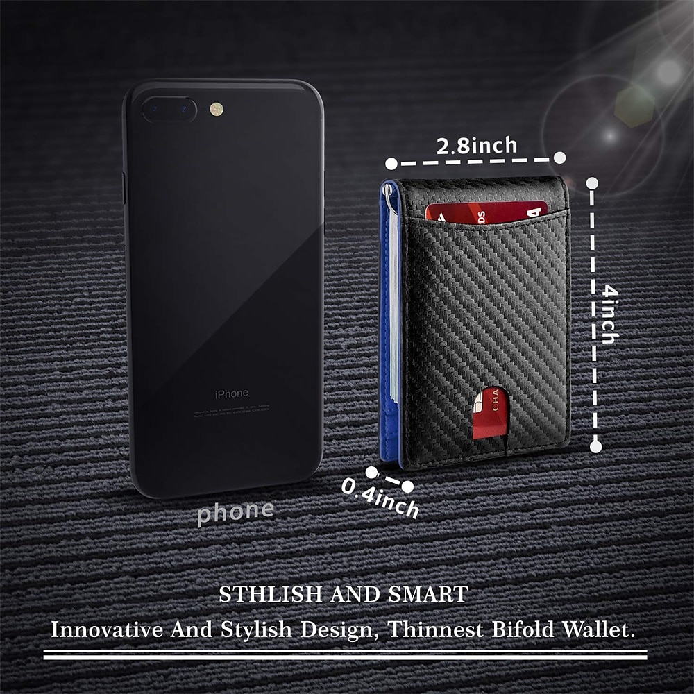Fold RFID Blocking Wallet With Money Clip,Minimalism Credit Card Holder For Men And Women 2025 - $16.99 –P4