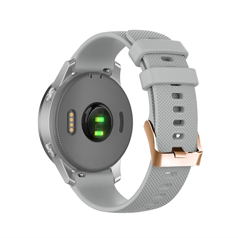 Bracelet silicone étanche 18mm 20mm pour Garmin Forerunner 265S 255S Active 5 Venu 3S 2S Sq 2 Plus Vivoactive 4S 3 Vivomove Sport, réglable de 2025 ? NZ $19.89 –P5