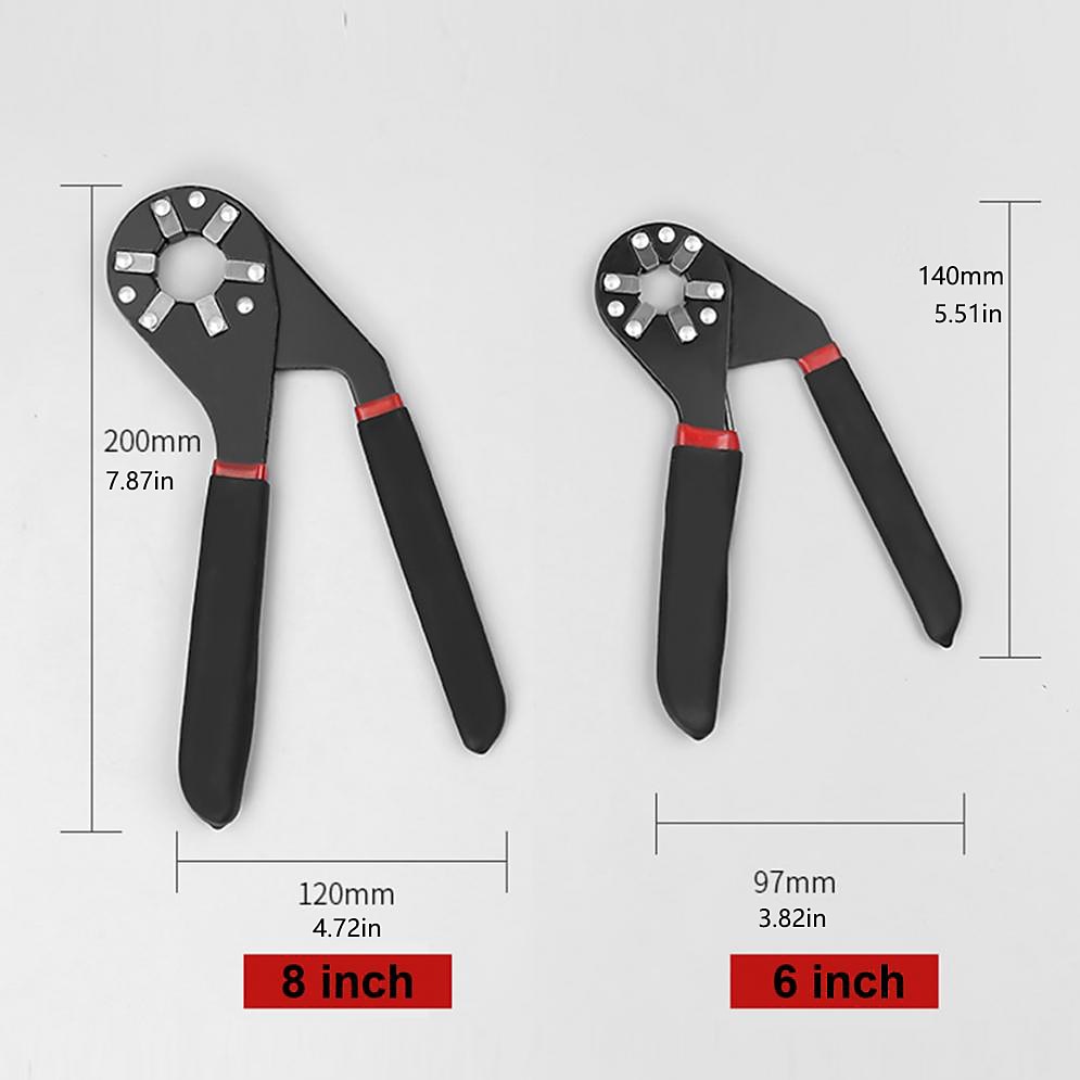 6/8 Inch Wrench Torque Adjustable Spanner External Hexagon Wrench Open Car Repair Removal Tool Multifunctional Hex Wrench 2025 - $13.99 –P1