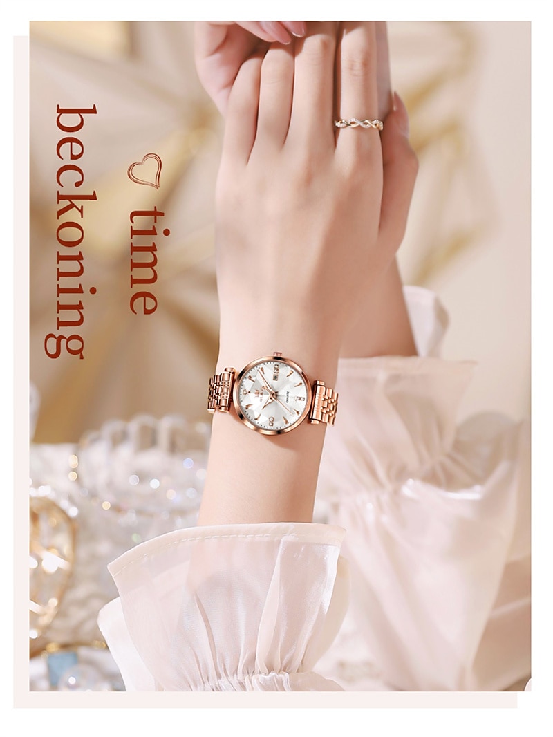 New Olevs Brand Ladies' Watches Luminous Decorative Calendar Quartz Watches American-Style Diamond-Set Waterproof Small Green Watches Mother's Day Gift for Women'S Watches Tide 2026 - $37.99 –P2