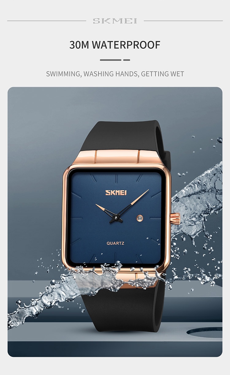 SKMEI Кварцевые Часы Подарок на День Святого Валентина для мужчин Японские Кварцевые Механизмы Часы Роскошные Большие Циферблаты Модные Аналоговые Наручные Часы Календарь 3Bar Водонепроницаемые 2026 - $22.99 –P9