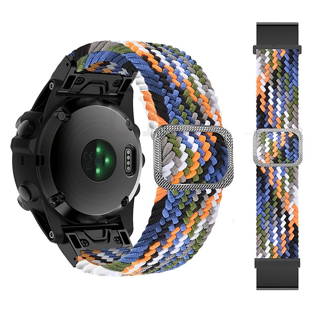 Bracelet nylon tressé 22mm 26mm pour Garmin Fenix 7 7X 6 6X Pro Epix Pro 47mm 51mm Instinct 2X Approach S70 S62 S60 Forerunner 955 945 Marq de 2025 ? $21.99 –P3