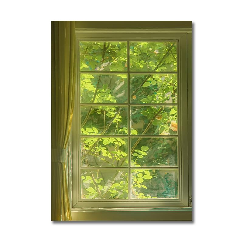 Paesaggio da parete su tela la finestra arte moderna paesaggio decorazione della casa arredamento tela arrotolata senza cornice senza cornice del 2025 a $20.99 –P6