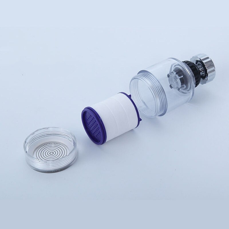 Faucet Water Filter for Bathroom Kitchen Sink, ABS Purifier Sprayer Shower Head Filter for Face Skin Wash, 5pcs Filter Element PP Cotton, Hard Water Filtration Remove Chlorine Fluoride Heavy Metals 2025 - $3.49 –P5