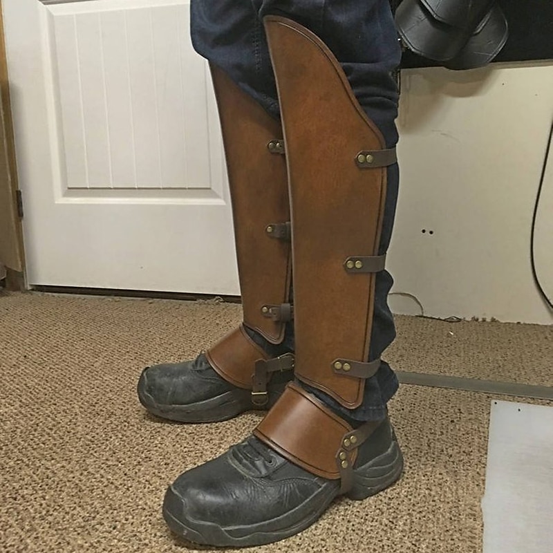 Retrò Vintage Punk & Gotico Medievale Mascherata Tutore per le gambe Ghette Cavaliere Vichingo Crociato Costume Per uomo Unisex Vichingo Halloween Mascherata Performance Feste Palcoscenico Adulti del 2025 a $30.99 –P7