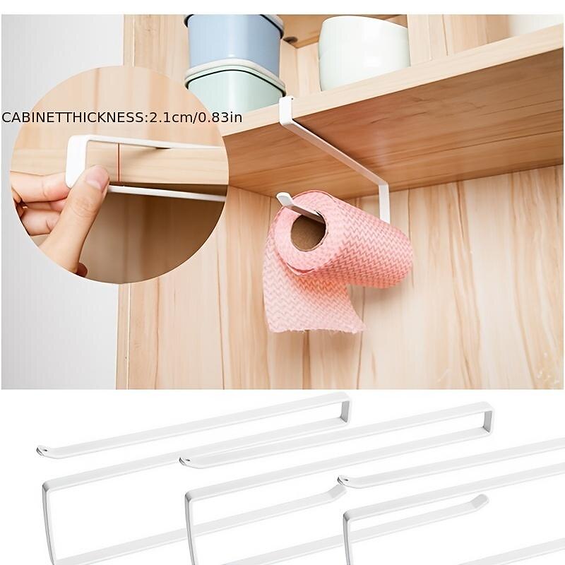porta asciugamani di carta in ferro, porta asciugamani di carta appeso all'anta, porta asciugamani di carta divisorio, porta asciugamani di carta da bagno, porta asciugamani di carta da cucina, del 2025 a $4.99 –P2