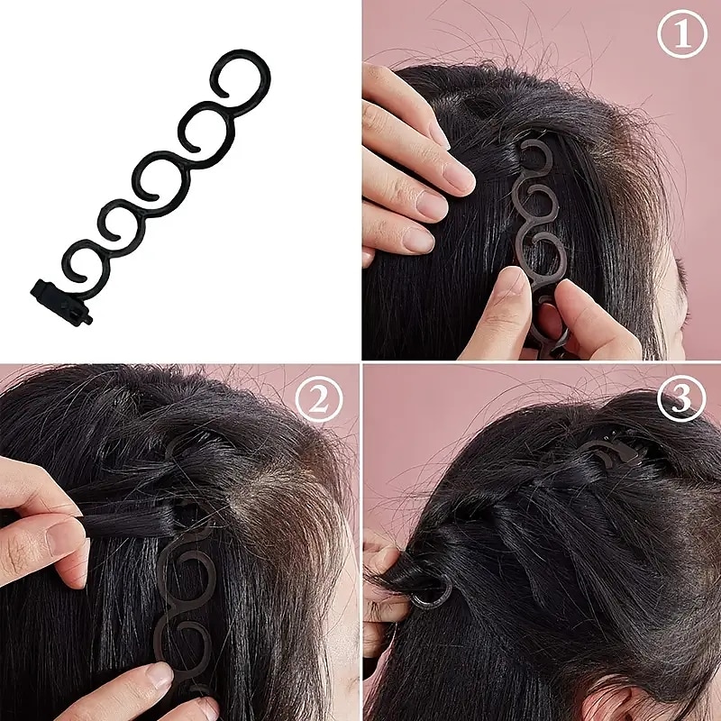53 stks haar styling set haar ontwerp styling tools accessoires diy haaraccessoires haar modellering tool kit kapper kit set magic hair bun maker shaper 2025 - $14.99 –P4