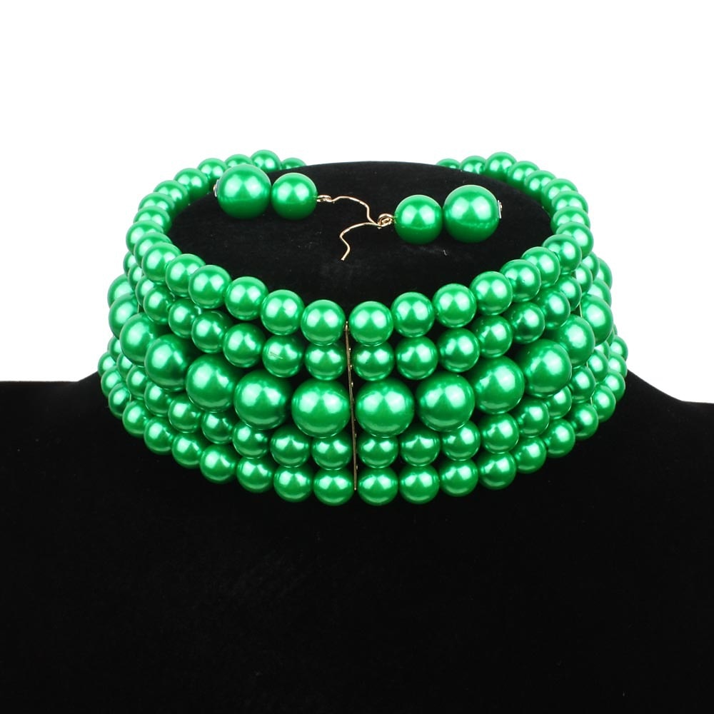 helmi choker kaulakoru korvakorut 2 kpl läppätarvikkeet vintage 1920-luvun möly 20-luvun art deco naisille 2026 - $18.99 –P10