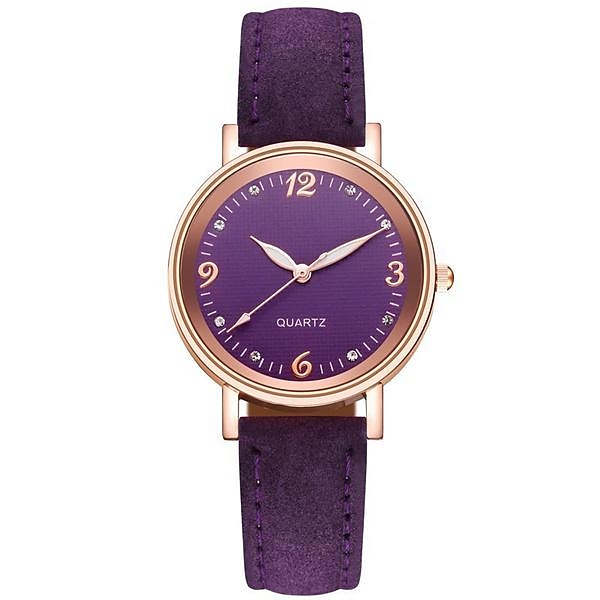 Reloj de cuarzo de lujo para mujer, reloj de pulsera de cuarzo a la moda para mujer, pulsera de color de moda diversa y concisa de gama alta para reloj informal a juego para mujer 2025 - $16.99 –P14