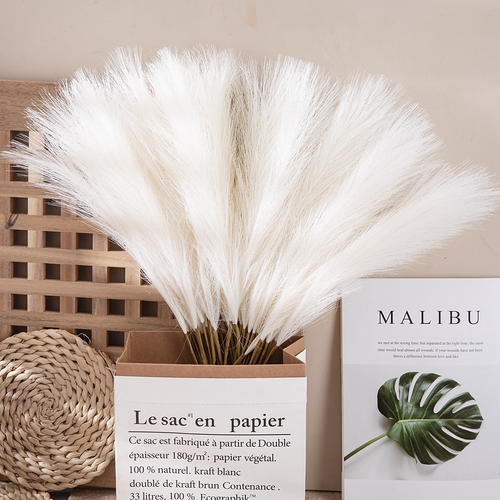 5pcs Wedding Mini Pampas Reed Grass INS Wind Simulated Flower Factory Home Decoration Wholesale Artificial Flowers 2025 - $10.99 –P3
