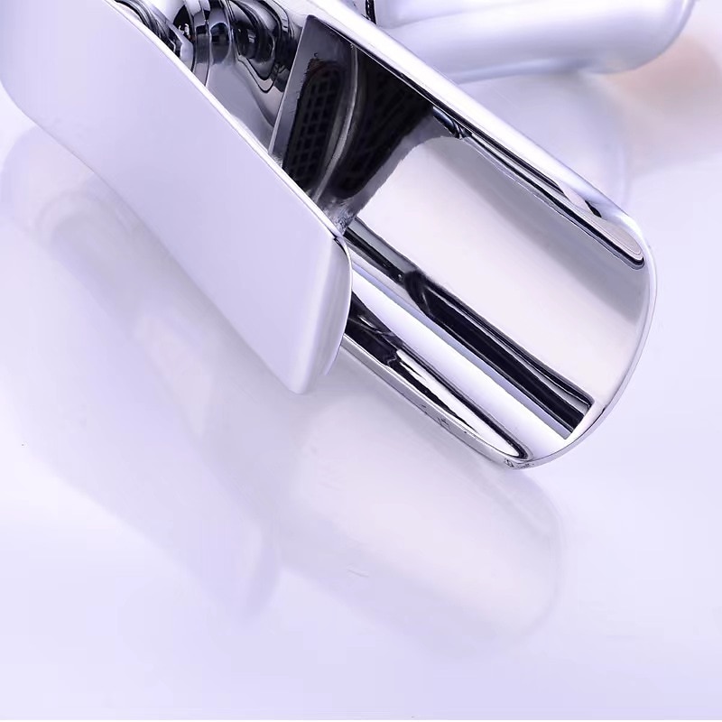 miscelatore lavabo bagno a cascata alto, lavabo monocomando rubinetti lavabo monocomando bagno con tubo acqua calda e fredda monoblocco vaso acqua rubinetto in ottone montato a ponte del 2025 a $113.99 –P9