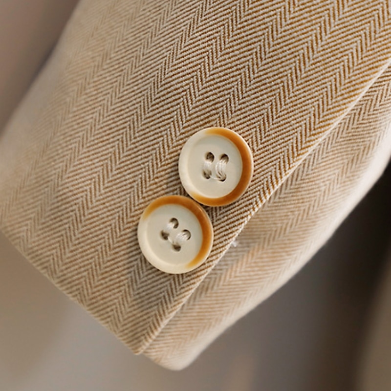 2 delar 5 rötter Ringbärarkostym Pojkar Barn Kostym Formell kostym Kostym och blazer Skjorta och byxa Ledigt Mode Dagligen Ensfärgat Beige Grå Bomull 2025 - $51.99 –P3