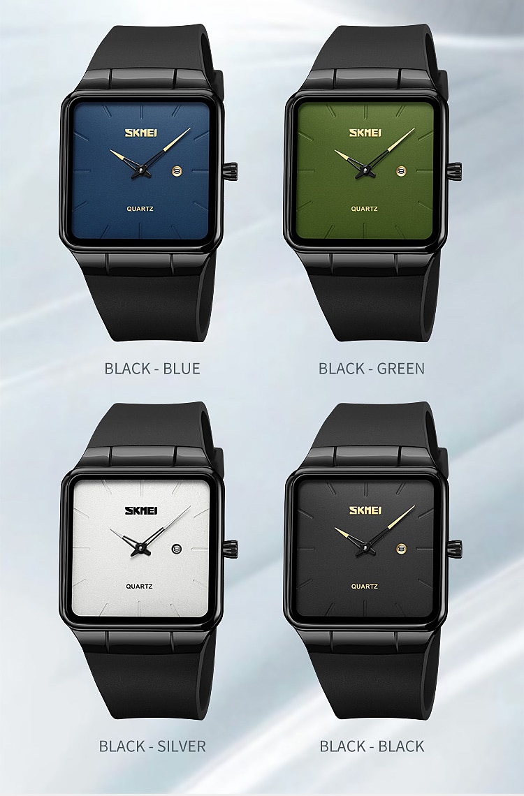 SKMEI Кварцевые Часы Подарок на День Святого Валентина для мужчин Японские Кварцевые Механизмы Часы Роскошные Большие Циферблаты Модные Аналоговые Наручные Часы Календарь 3Bar Водонепроницаемые 2026 - $22.99 –P17