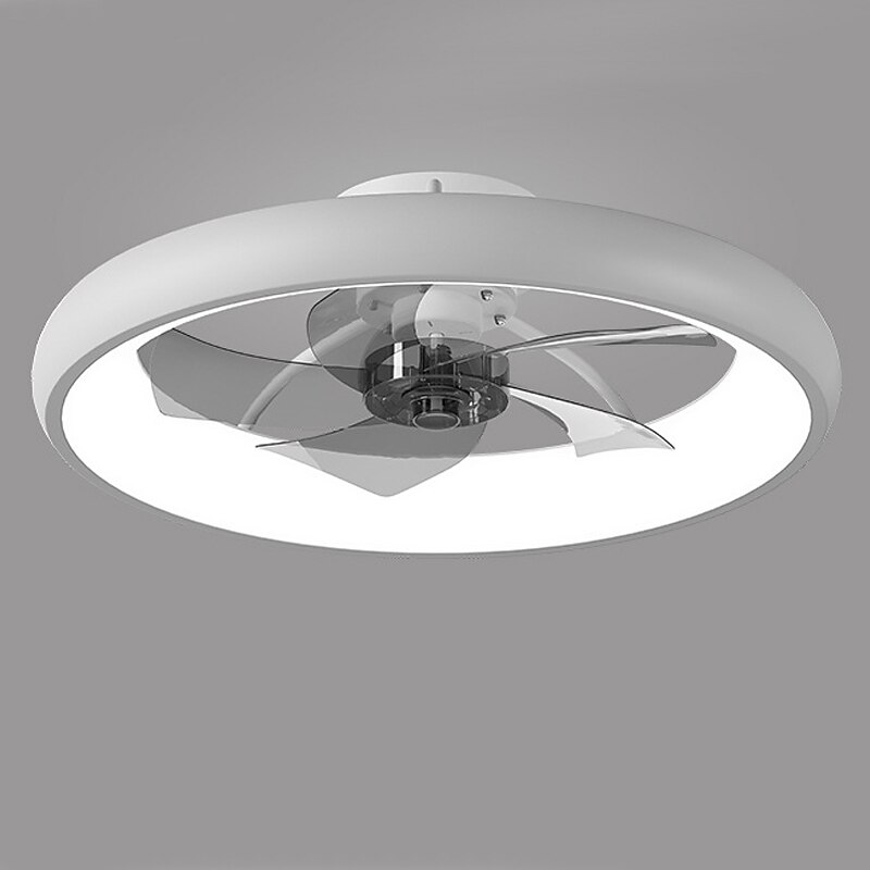 Ceiling Fans with Lights Flush Mount Low Profile Indoor Ceiling Fan,21" Dimmable Bladeless Ceiling Fans with Remote Control,Smart 3 Colors 6 Speeds Reversible 2025 - $230.29 –P12