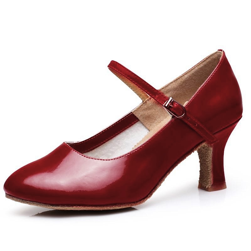 chaussures de danse latine dorées pour femmes – talons de salon Mary Jane avec semelle en daim pour la salsa et la performance de 2025 ? $29.99 –P4