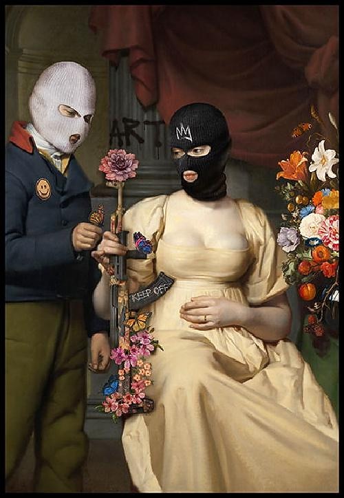 cartazes de pintura em tela vintage artista mascarado criss bellini impressão obras de arte para casa parede sala de estar decoração imagem cuadros de 2026 por $15.99 –P9