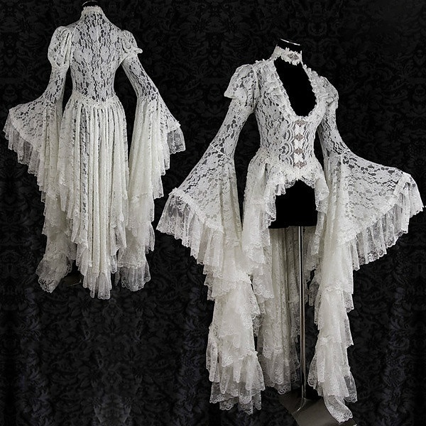 frac cu volane din dantela rochie vintage renascentista medievala costum femeie vintage cosplay rochie cu maneca lunga pentru petrecere mascarada 2025 - $77.99 –P1