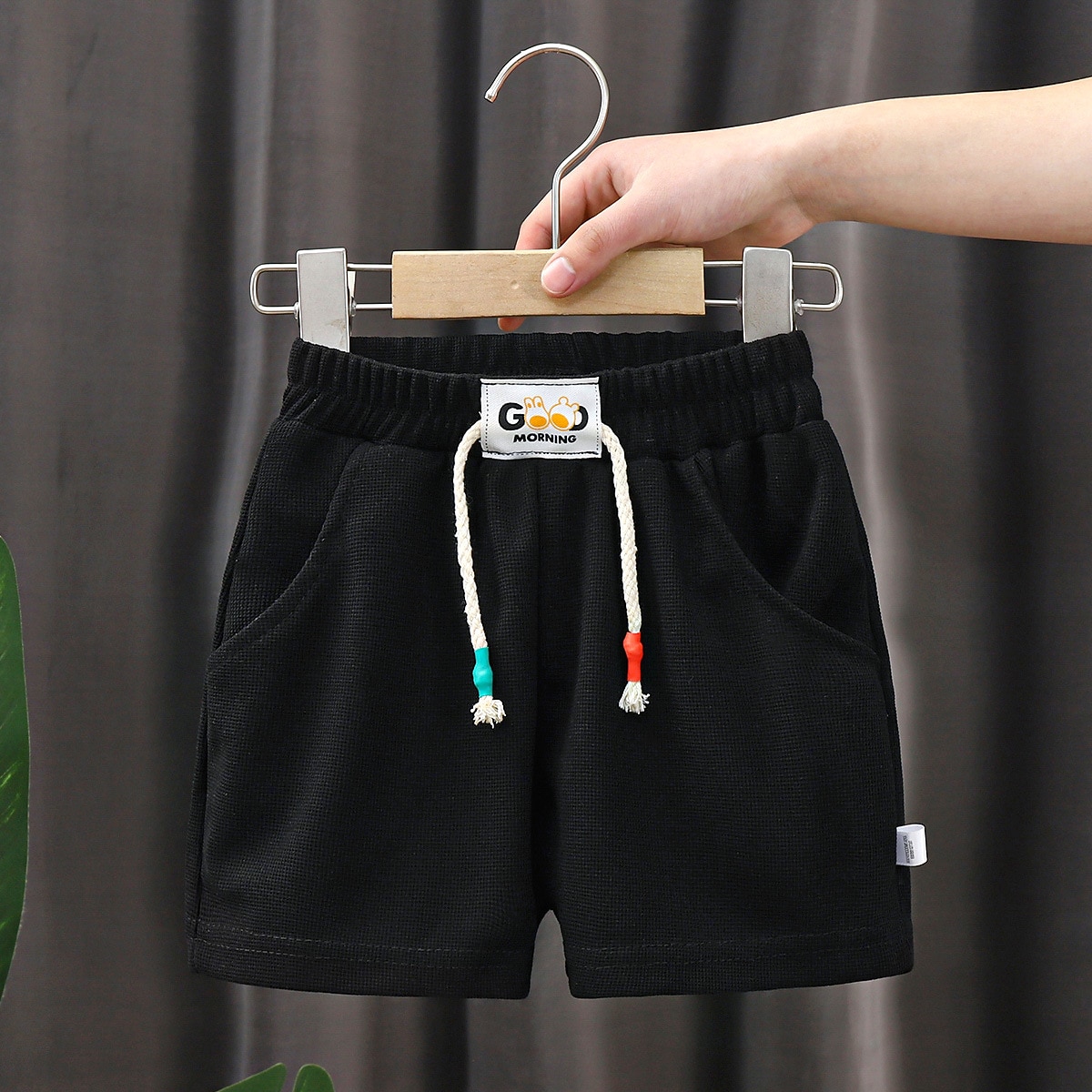 Bambino Da ragazzo Pantaloncini Tinta unica Comfort Corti Esterno Cotone Adorabile Giornaliero Nero Blu marino Blu Reale Vita media del 2026 a $7.49 –P7