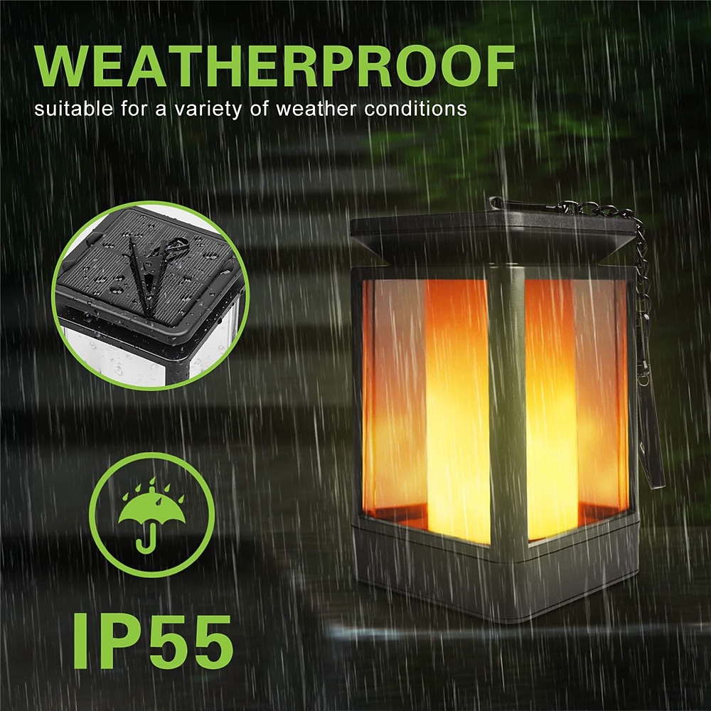 Waterproof Solar Garden Light Flame Torch Flickering Lamp Outdoor Lantern Landscape Yard Path Decorate Atmosphere Lighting 2026 - $31.99 –P9