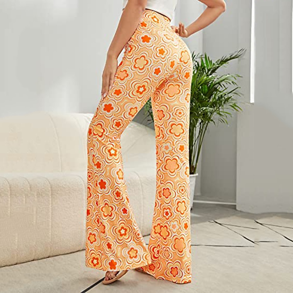 Retro Vintage Boho 1970s Trousers Bell Bottom Pants Wide Leg Pants Hippie Fancy Dress Women's Pride Parade Pride Month Adults' Pants 2026 - $21.99 –P2