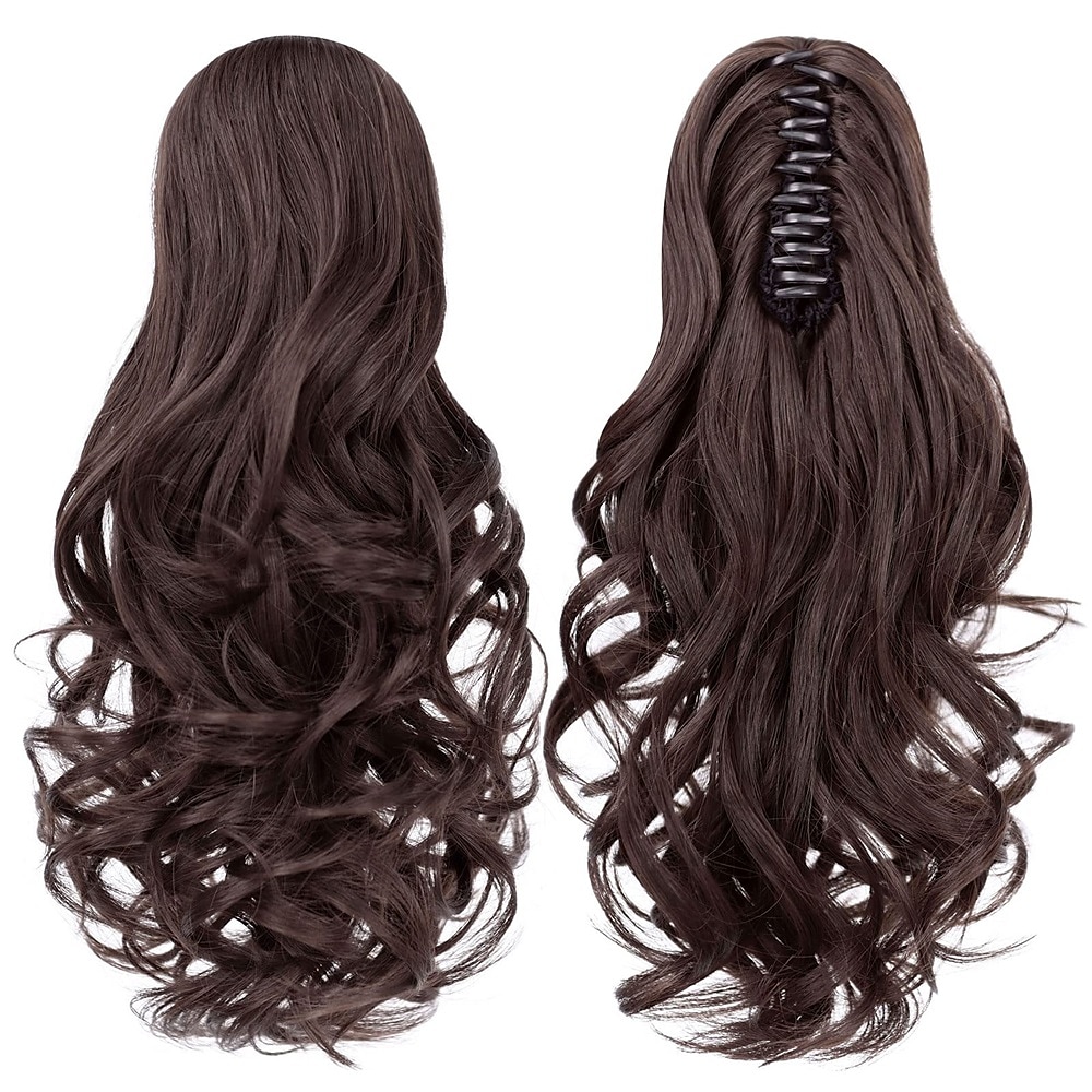clip in ponytailclip kynsi blondi poninhännät pidennys aaltoileva 14 4.3 oz mustat hiustenpidennykset synteettiset syxlcygg fake hiukset valkoiset naiset tyttö 12 16 20 kihara 22 suora pörröinen &ei 2025 - $19.99 –P4