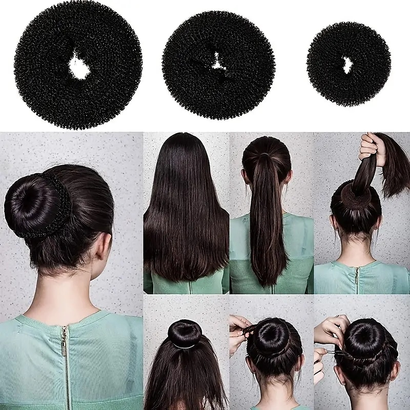 53 stks haar styling set haar ontwerp styling tools accessoires diy haaraccessoires haar modellering tool kit kapper kit set magic hair bun maker shaper 2025 - $14.99 –P7