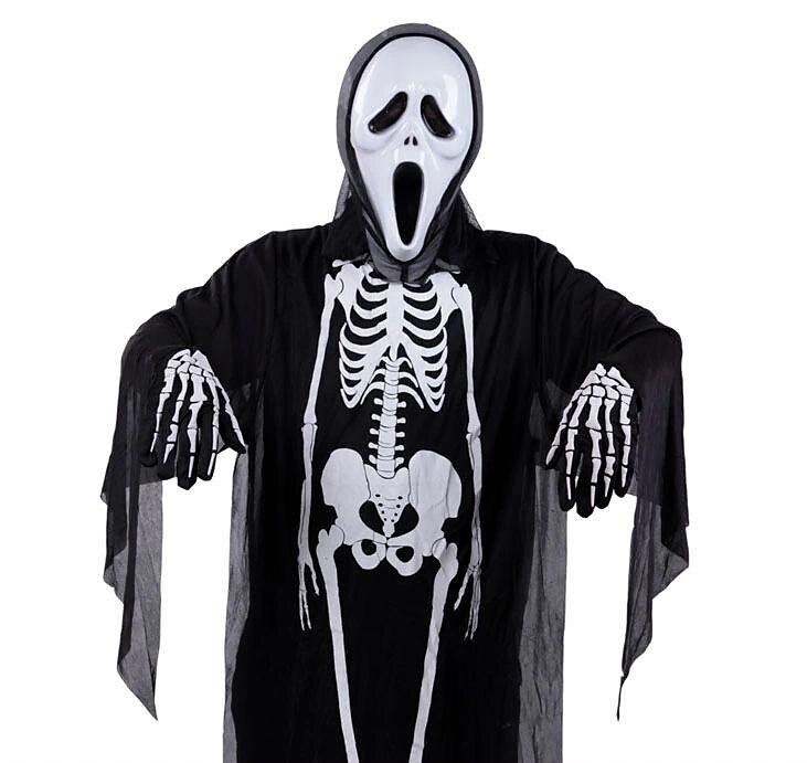 ghostface kostuum masker handschoenen duivel ghost skelet cosplay kostuums horror maskers ghost gezicht scream helm griezelig halloween party maskerade mardi gras 2025 - $19.49 –P5