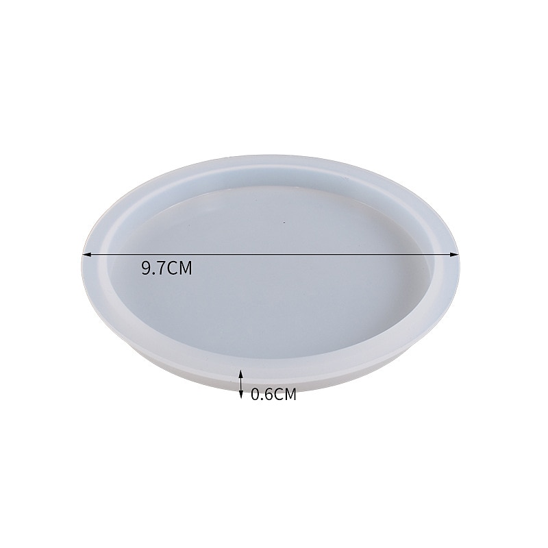Crystal Drop Adhesive Diy Epoxy Resin Square Coaster Box Circular Coaster Box Storage Box Silicone Mirror Mold 2025 - $17.99 –P9