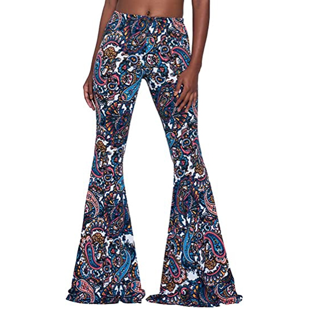 Retrò Vintage Boho Anni '70 Pantaloni Pantaloni a zampa d'elefante Pantaloni a gamba larga Hippie Costume Per donna Parata dell'Orgoglio Mese dell'orgoglio Adulti Pantaloni del 2026 a $21.99 –P1