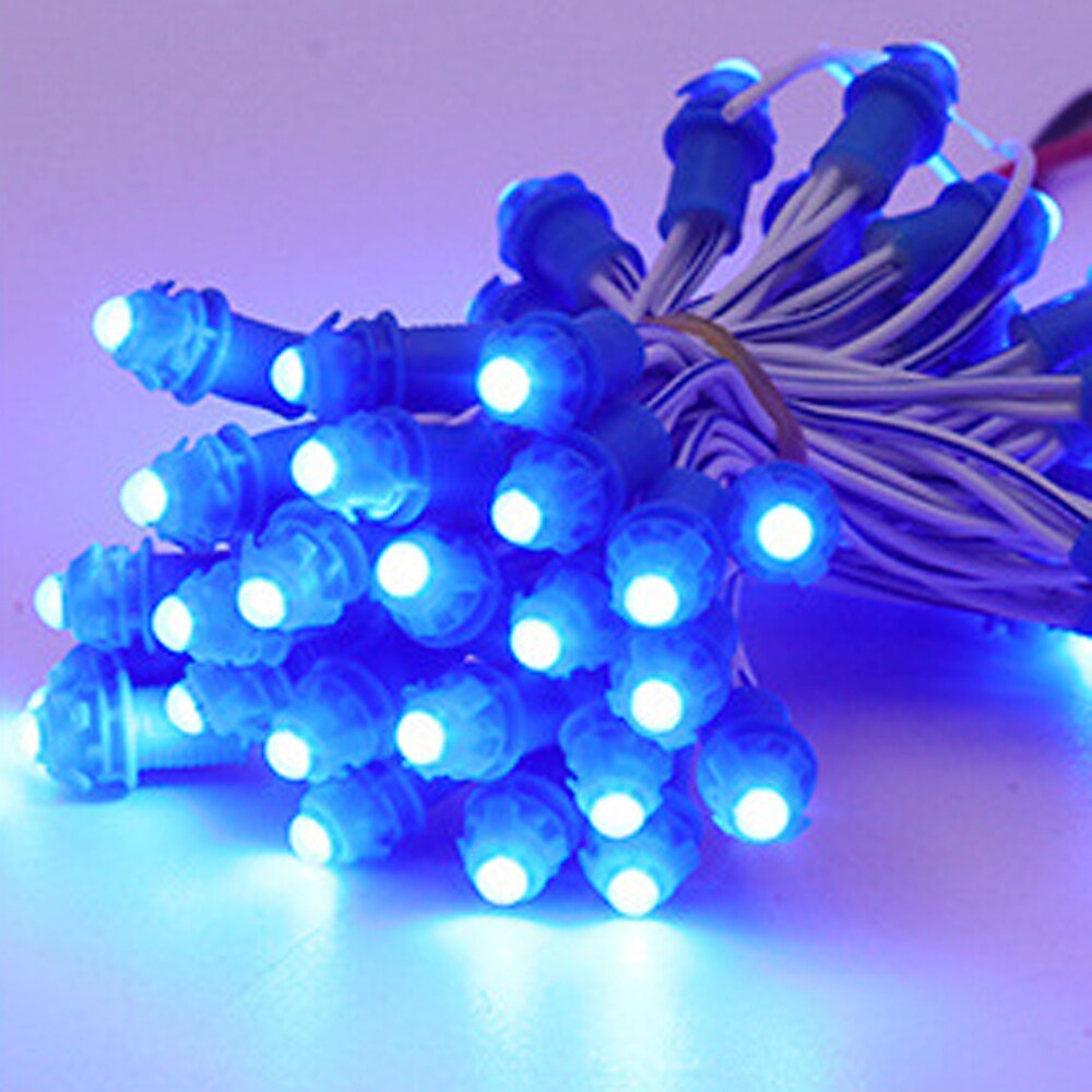 6M 100LED Led Pixel Bullet Nodes String Lights Christmas DC12V 9MM Single Color Signboard Display Lamp 2025 - $23.99 –P3