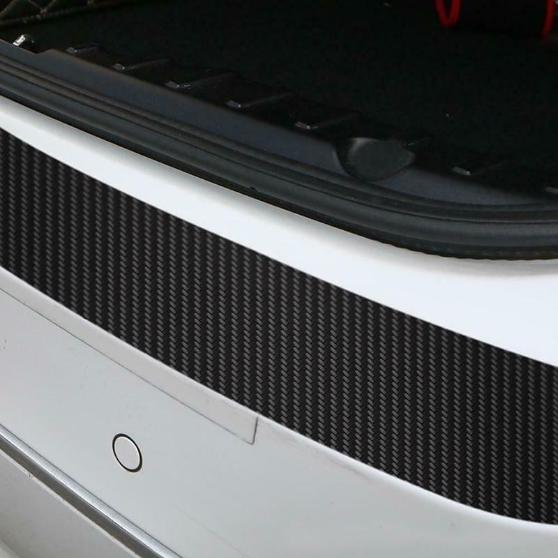 starfire 90cm car rear trunk bumper carbon fiber sticker anti-scratch anti-collision protection cover strip trunk sill guard decal 2025 - $7.99 –P1