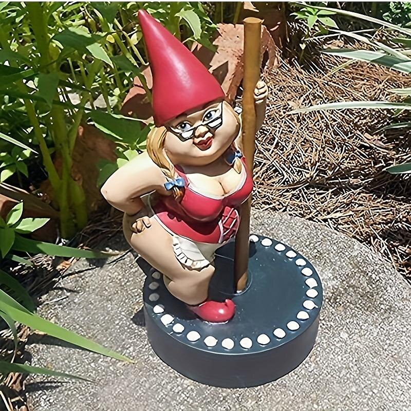 Ballerino da tubo in acciaio da giardino 1pc, statua artigianale in resina, ornamenti da giardino, micro paesaggio per la casa &amplificatore; ufficio, decorazione interna/esterna, del 2025 a $15.49 –P5