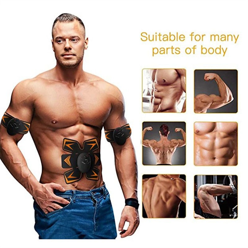EMS Abdominal Muscles Training Stickers Electric Abdominal Stimulator Fitness Body Slimming Massager Weight Loss For Men Women Valentine's Day Gift 2026 - $24.99 –P8
