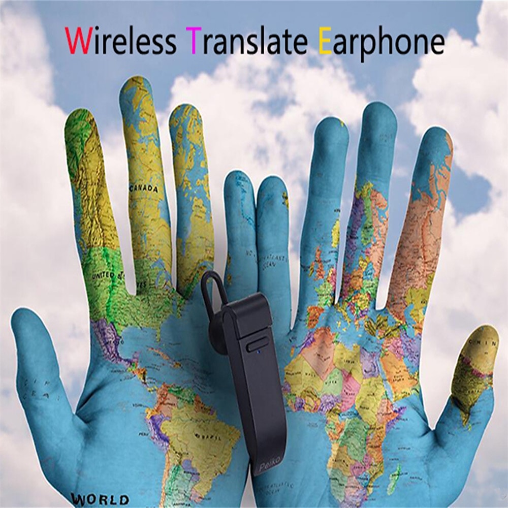 PEIKO Language Transaltor Smart Earbud Supports 32 Language &amp; 44 Accent Online Real Time Voice Transaltor Supports 11 Offline Voice Translation Language,with BT Connection Single Earphone 2025 - $29.99 –P4