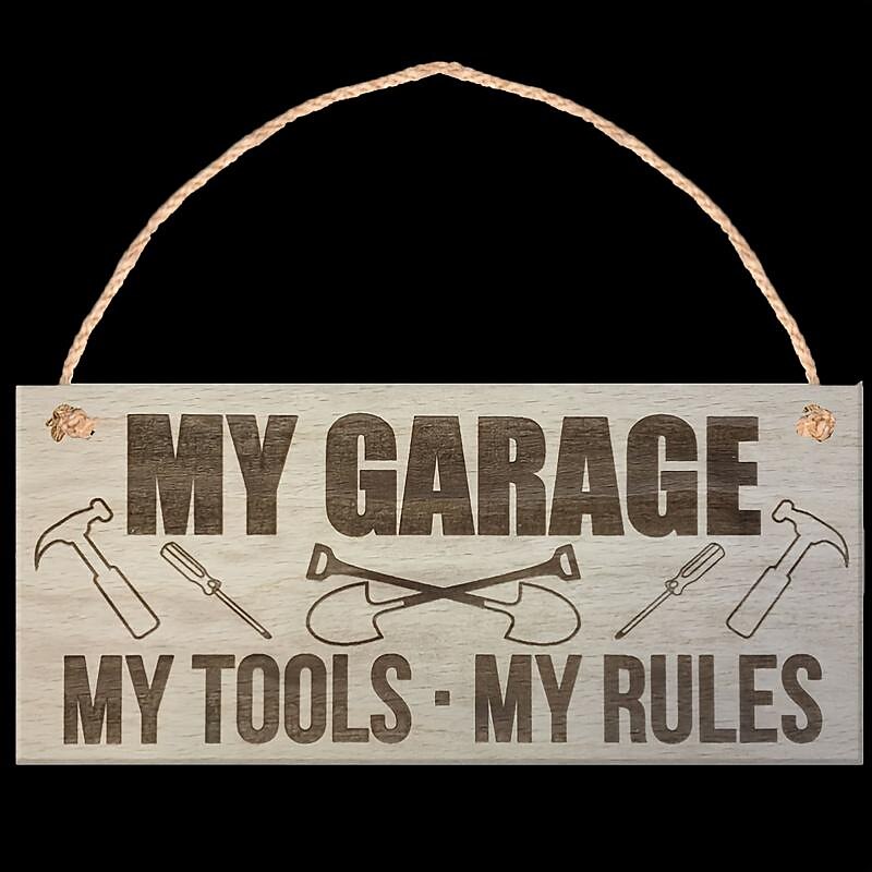 Tool Room Decorations Wall Art: Add a Touch of Fun to Your Garage with This Wall Decor Sign! 2025 - $10.49 –P5