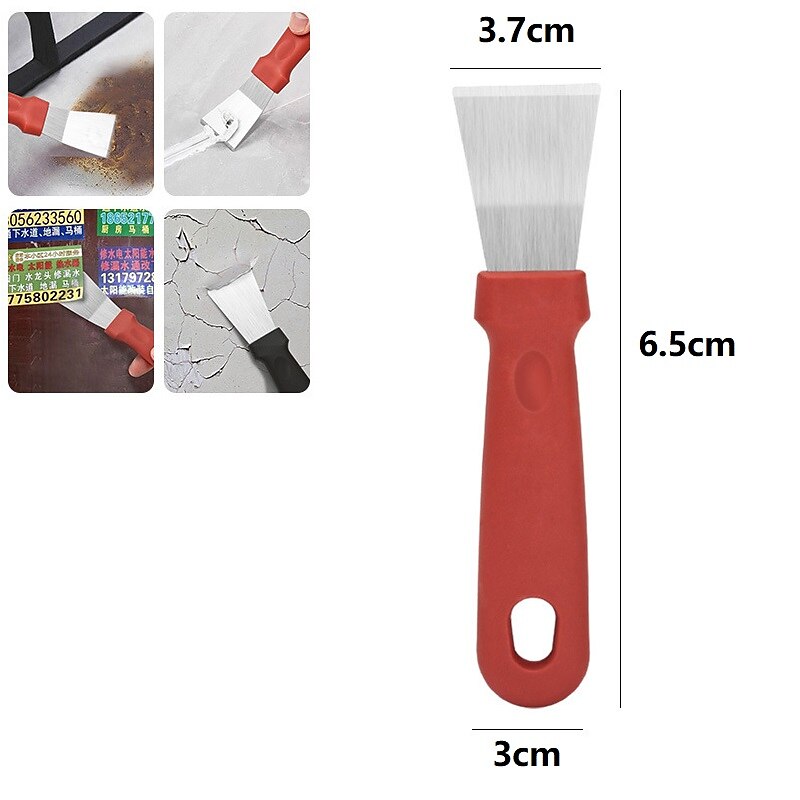 1pc Stainless Steel Kitchen Scraper Knife, Cleaning Shovel, Range