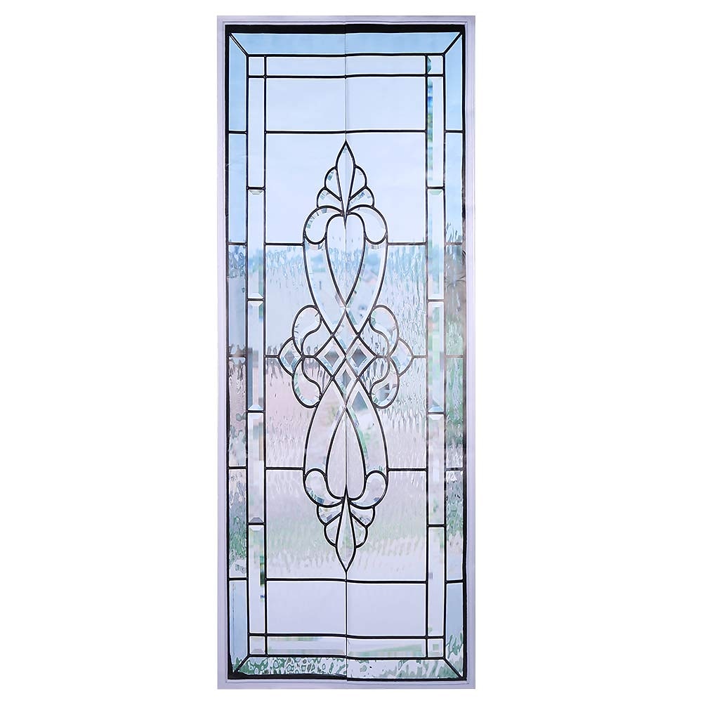 2 buc. autocolante autoadezive creative imitație de sticlă pentru uși pentru sufragerie autocolante decorative de perete rezistente la apă 30,3"*78,7"(77x200cm) 2025 - $26.99 –P14