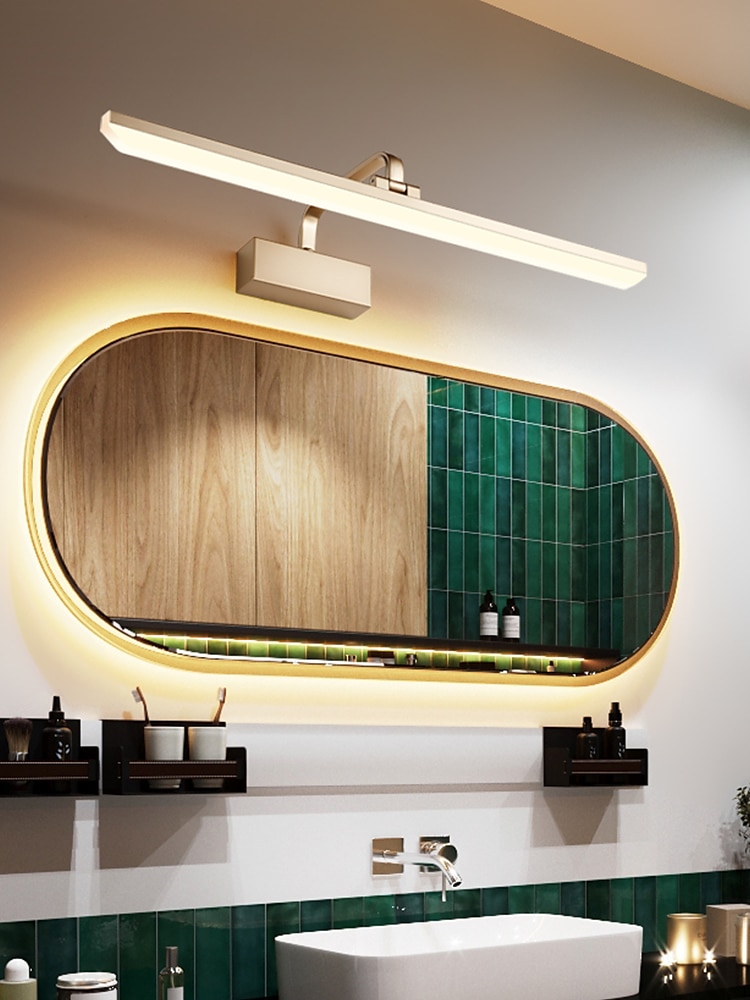 Bath Mirror Lamps LED Mirror Front Light 23" IP20 7W Bathroom Mirror Headlights, Led Mirror Light Waterproof Fog Dressing Light Wall Lighting White Light 110-240V 2025 - $132.99 –P3