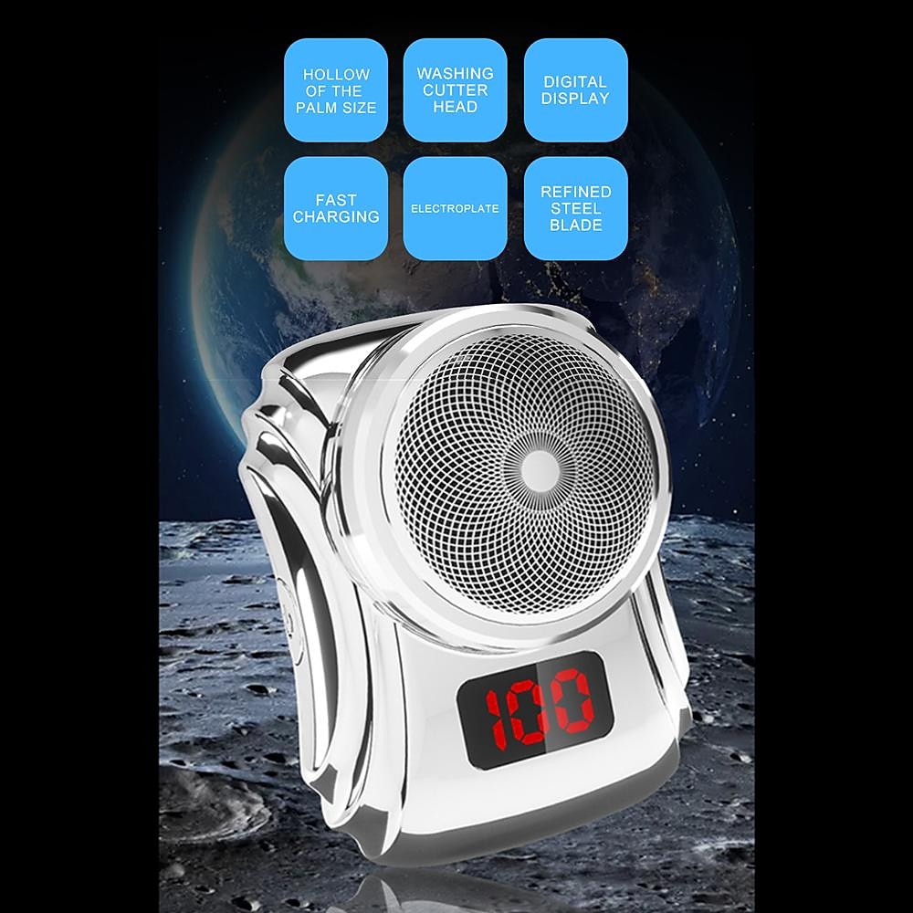 Electric Shaver USB Rechargeable Digital Display Razor Mini Portable Multifunctional Travel 0.1mm Men'S Razor Without Residue 2025 - $22.99 –P3