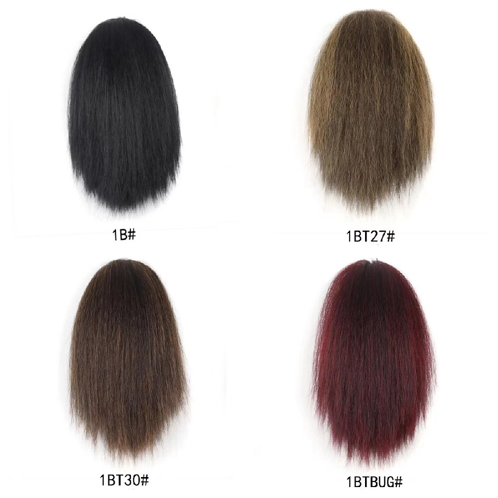 Drawstring Ponytails for Black Women Yaki Kinky Straight Ponytail Hair Extensions 8 Inch Short Pony Tail Clip in Synthetic Ponytail Hairpiece 2026 - $16.99 –P1