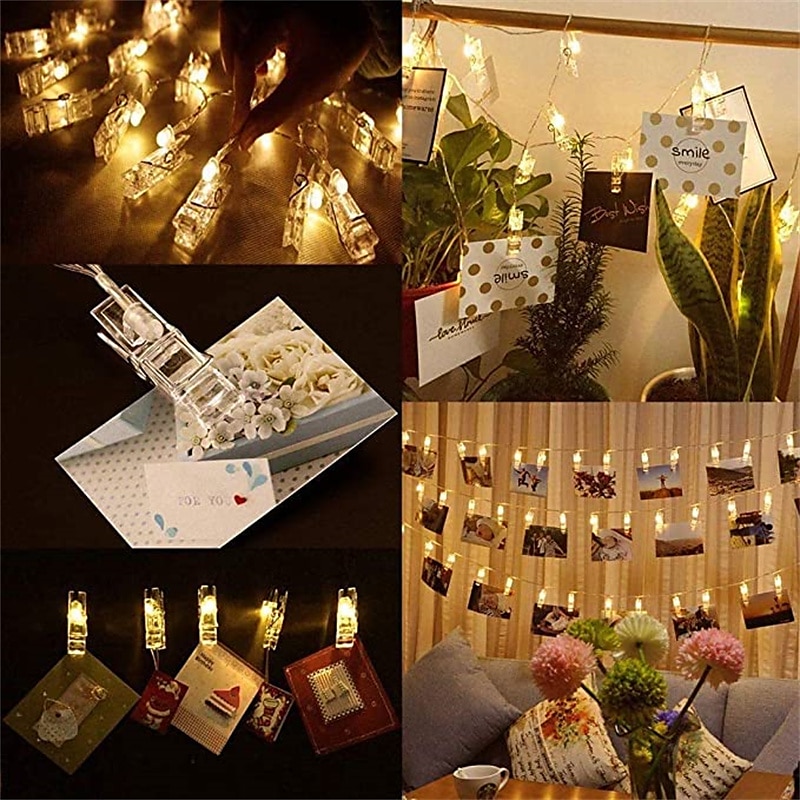 Lampki świetlne LED Oświetlenie Fotograficzne USB LED Bajkowe Lampki Zasilane Baterią Girlanda do Sypialni Domu na Imprezę Ślubną Dekoracja 2026 - $15.49 –P14
