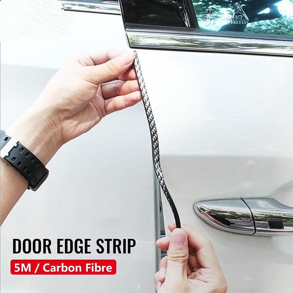 StarFire 5M Carbon Fiber Car Door Edge Protector - Anti-Collision Bumper Trim, Scratch Guard & Sealing Strip for Car Styling 2025 - $14.99 –P3