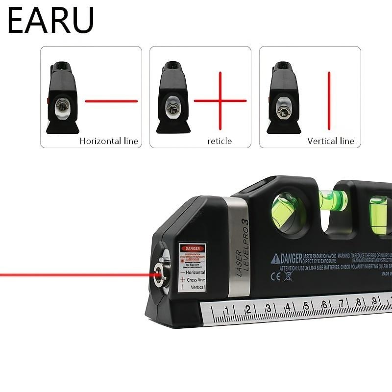 precíziós többcélú lézeres vízszintes vízszintes függőleges lézersugár mérőszalag, 1db mágneses lézeres vízszintező, 1db nem mágneses lézeres vízszintező építéshez, belsőépítészethez 2026 - $15.99 –P5
