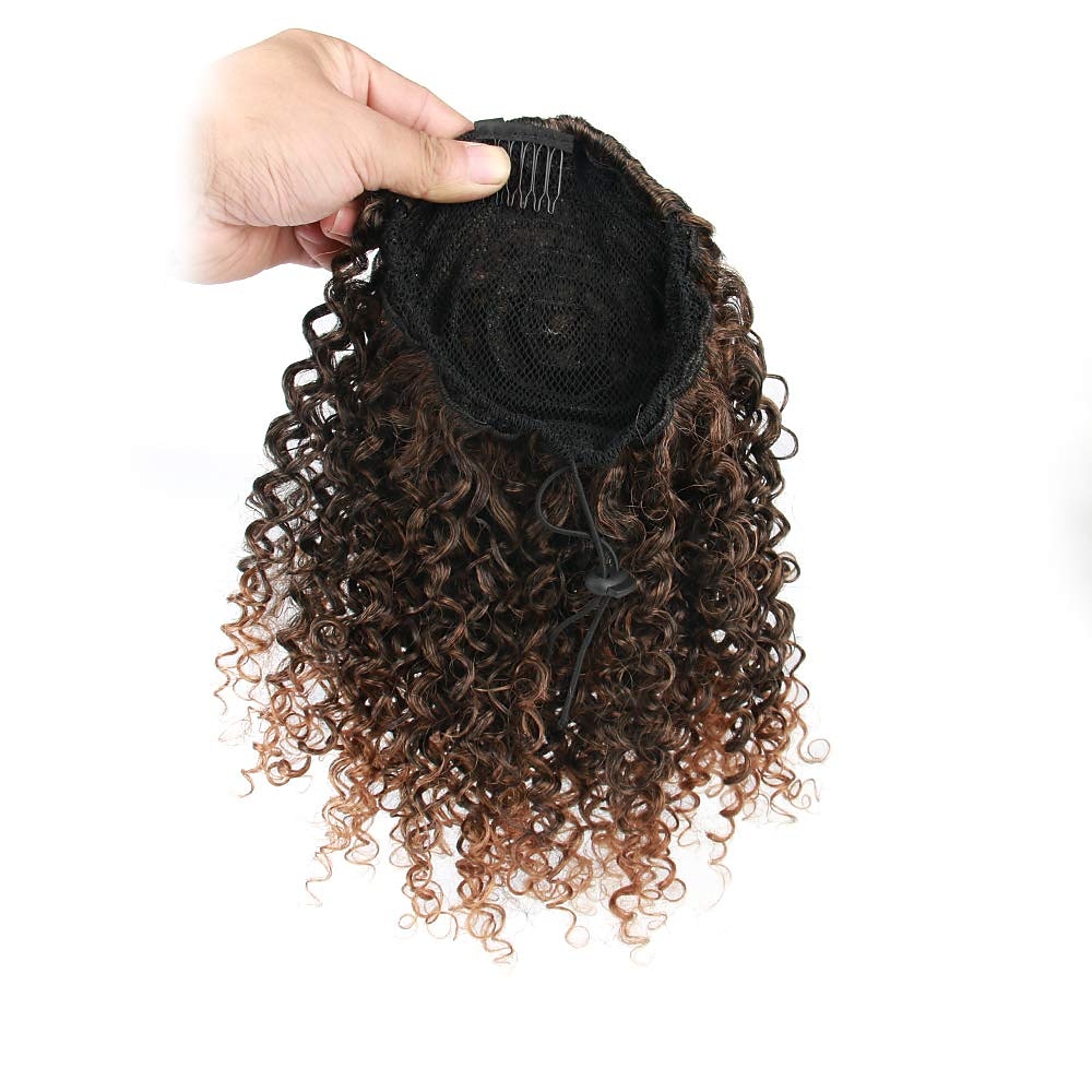 Krótki afro perwersyjne kręcone kucyk treska dla afroamerykanów przedłużanie kucyka syntetyczne afro perwersyjne kręcone kucyk dla kobiet 2025 - $21.99 -P13