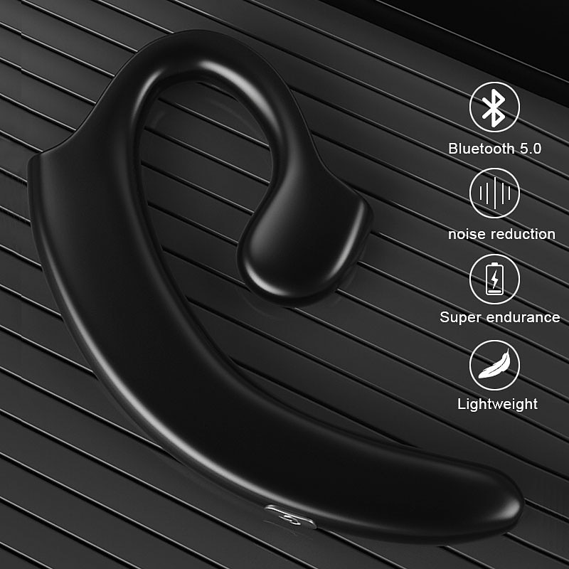 2023 Painless Ear-hook Bluetooth 5.0 EDR Business Headphoneergonomic design Non-earplugs Wireless sport Earphone with Mic 2025 - $12.99 –P4